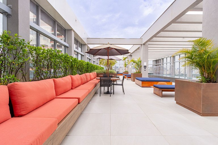 Single Pinheiros · Studio C/ Vaga | Piscina| Wi-Fi