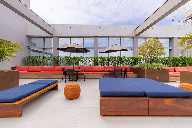 Single Pinheiros · Studio C/ Vaga | Piscina| Wi-Fi