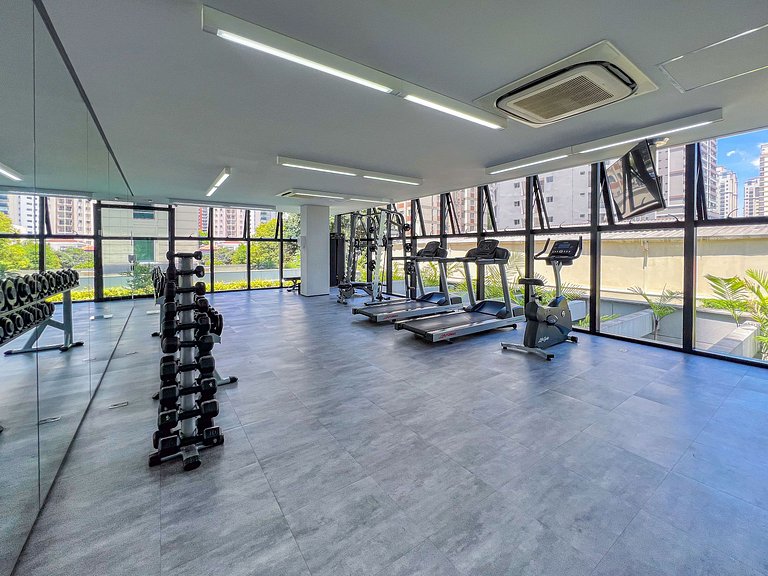 Moema Charm - | Vaga e Lazer | 450m Metrô Wifi