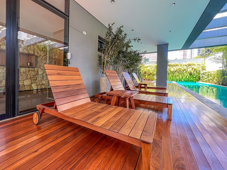 Moema Charm - | Vaga e Lazer | 450m Metrô Wifi