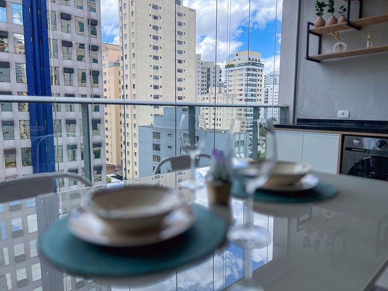 Moema Charm - | Vaga e Lazer | 450m Metrô Wifi