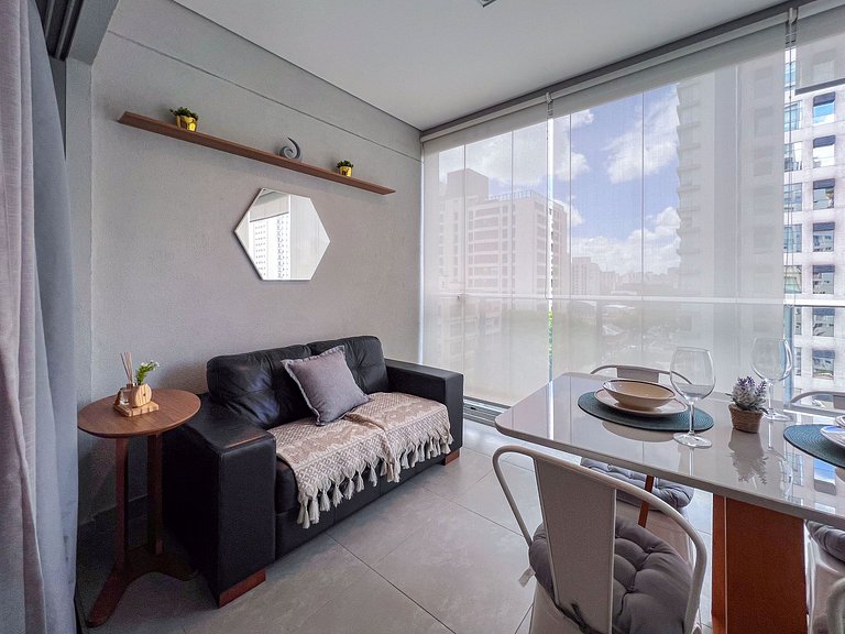 Moema Charm | Vaga Grátis | Piscina | 450m Metrô