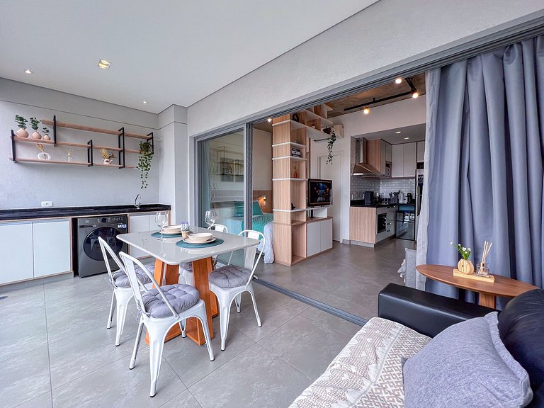 Moema Charm - | Vaga e Lazer | 450m Metrô Wifi