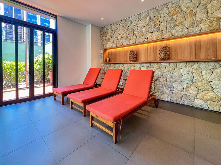 Moema Charm - | Vaga e Lazer | 450m Metrô Wifi