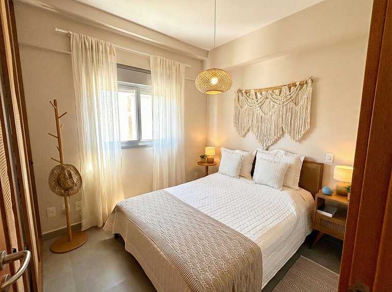 Sun & Sea - Quadra Mar C/ Vaga | Piscina e Wifi