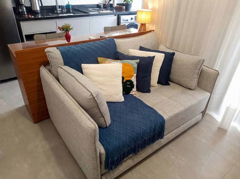 Sun & Sea - Quadra Mar C/ Vaga | Piscina e Wifi