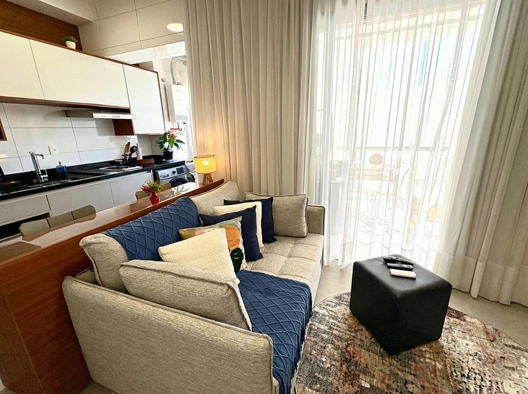 Sun & Sea - Quadra Mar C/ Vaga | Piscina e Wifi