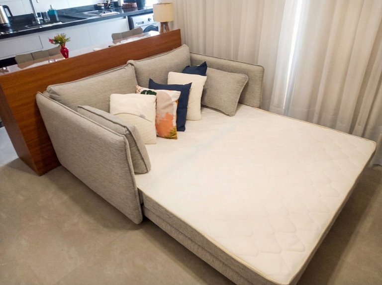 Sun & Sea - Quadra Mar C/ Vaga | Piscina e Wifi