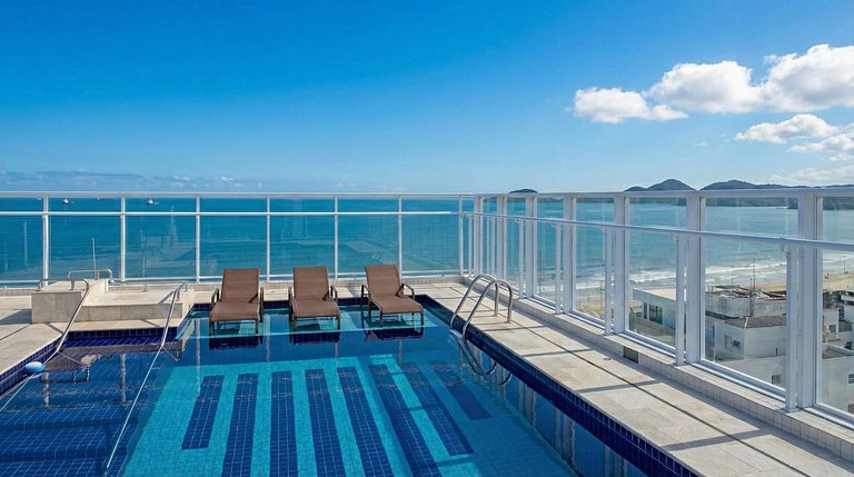 Sun & Sea - Quadra Mar C/ Vaga | Piscina e Wifi