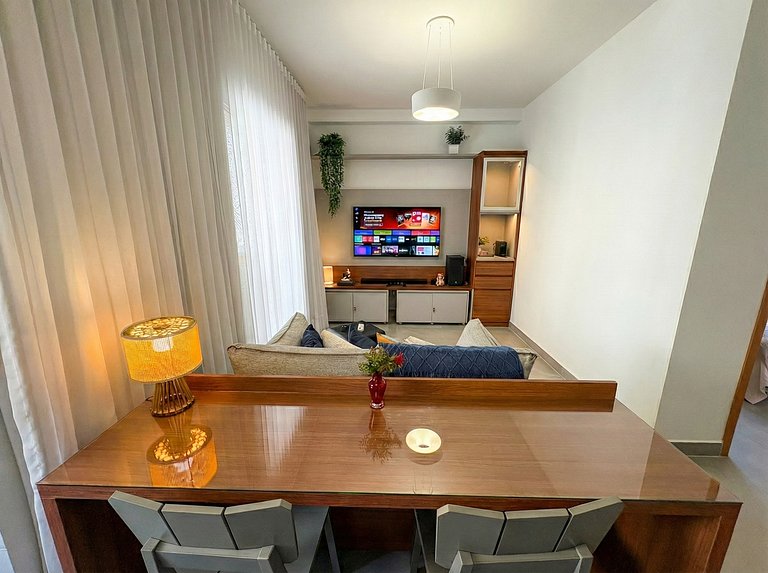 Sun & Sea - Quadra Mar C/ Vaga | Piscina e Wifi