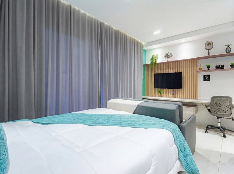 Unique 22º Estúdio c/ Vista + Vaga Wifi R. Augusta