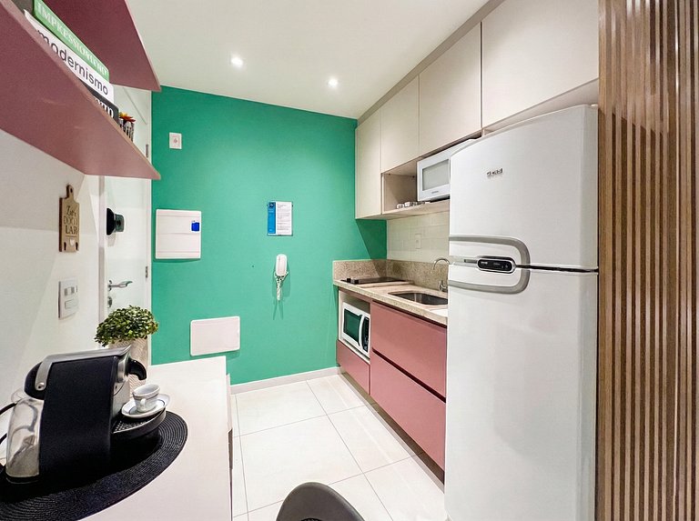 Unique 22º Estúdio c/ Vista + Vaga Wifi R. Augusta