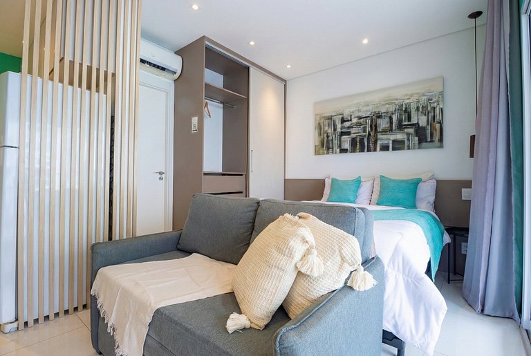 Unique 22º Estúdio c/ Vista + Vaga Wifi R. Augusta