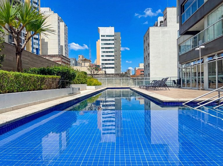 Unique 22º Estúdio c/ Vista + Vaga Wifi R. Augusta