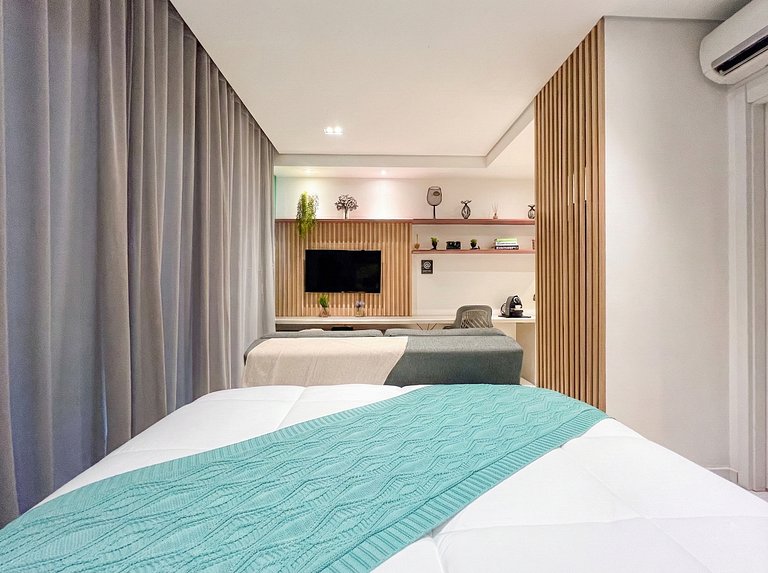 Unique 22º Estúdio c/ Vista + Vaga Wifi R. Augusta