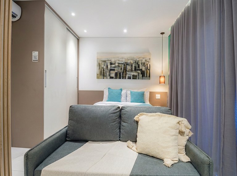 Unique 22º Estúdio c/ Vista + Vaga Wifi R. Augusta