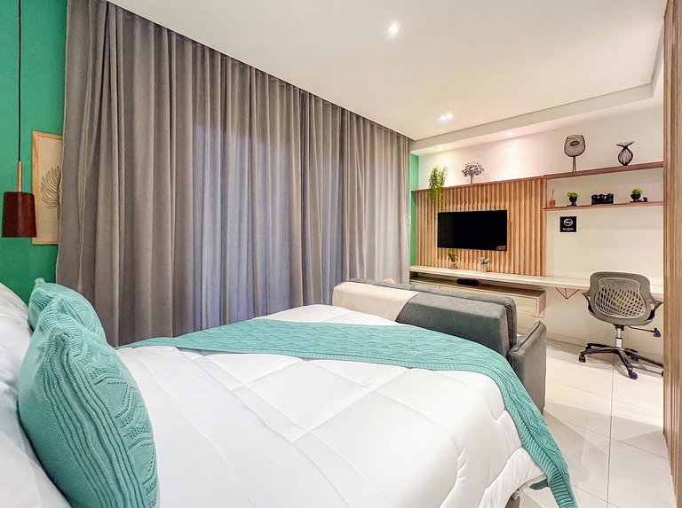 Unique 22º Estúdio c/ Vista + Vaga Wifi R. Augusta