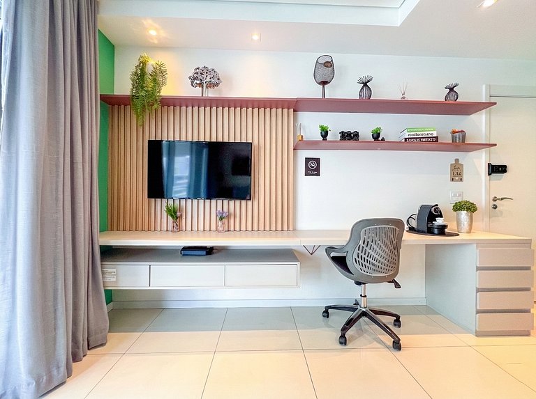 Unique 22º Estúdio c/ Vista + Vaga Wifi R. Augusta