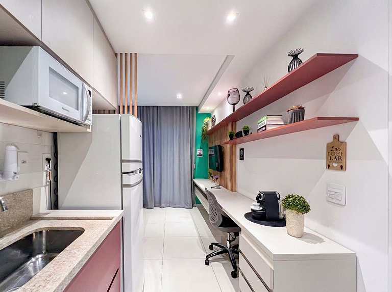 Unique 22º Estúdio c/ Vista + Vaga Wifi R. Augusta