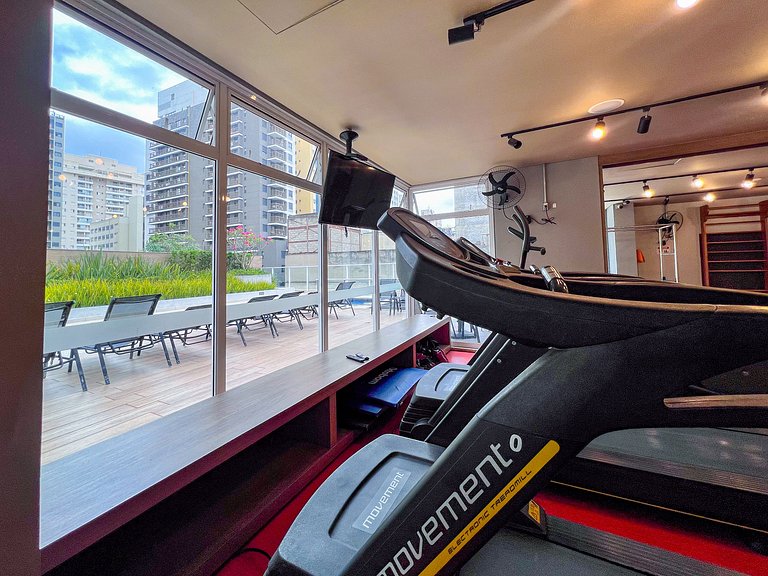 Unique 22º Estúdio c/ Vista + Vaga Wifi R. Augusta