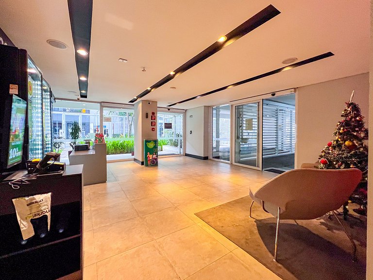 Unique 22º Estúdio c/ Vista + Vaga Wifi R. Augusta