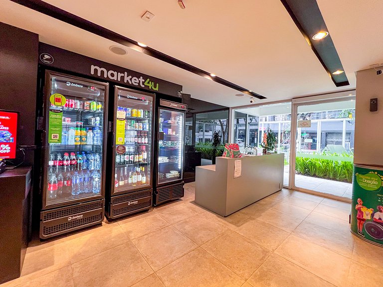 Unique 22º Estúdio c/ Vista + Vaga Wifi R. Augusta