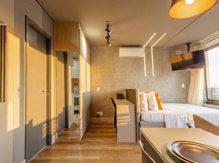 Single Pinheiros · Studio C/ Vaga | Piscina| Wi-Fi