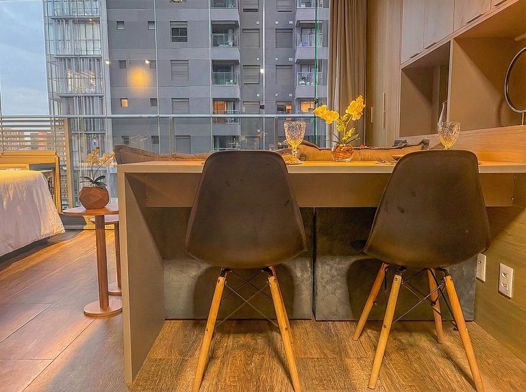 Single Pinheiros · Studio C/ Vaga | Piscina| Wi-Fi