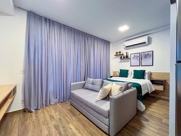 SkyLoft-Estúdio Novo C/ Vaga| Wifi | Prox Paulista