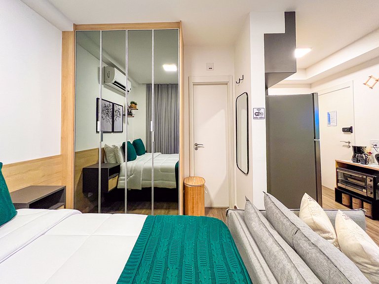 SkyLoft-Estúdio Novo C/ Vaga| Wifi | Prox Paulista