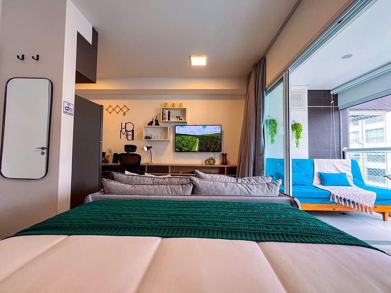 SkyLoft-Estúdio Novo C/ Vaga| Wifi | Prox Paulista