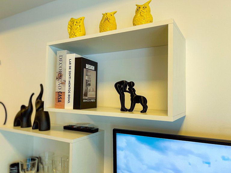 SkyLoft-Estúdio Novo C/ Vaga| Wifi | Prox Paulista