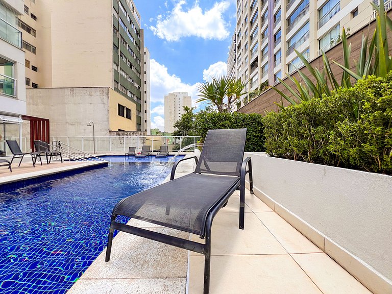 SkyLoft-Estúdio Novo C/ Vaga| Wifi | Prox Paulista