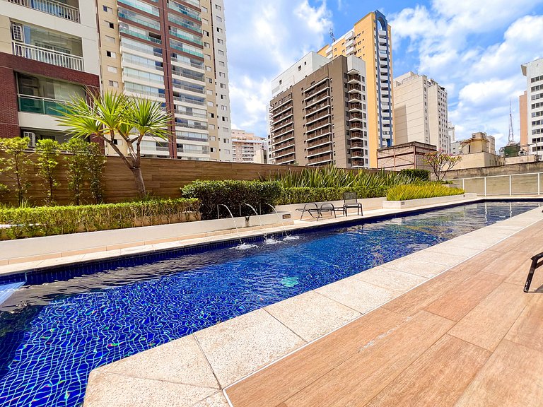 SkyLoft-Estúdio Novo C/ Vaga| Wifi | Prox Paulista