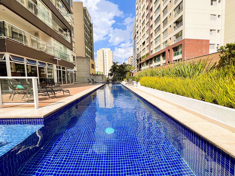 SkyLoft-Estúdio Novo C/ Vaga| Wifi | Prox Paulista