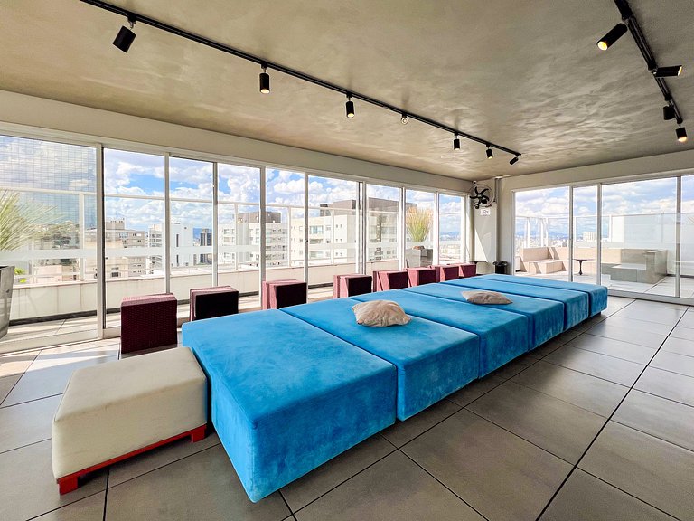 SkyLoft-Estúdio Novo C/ Vaga| Wifi | Prox Paulista