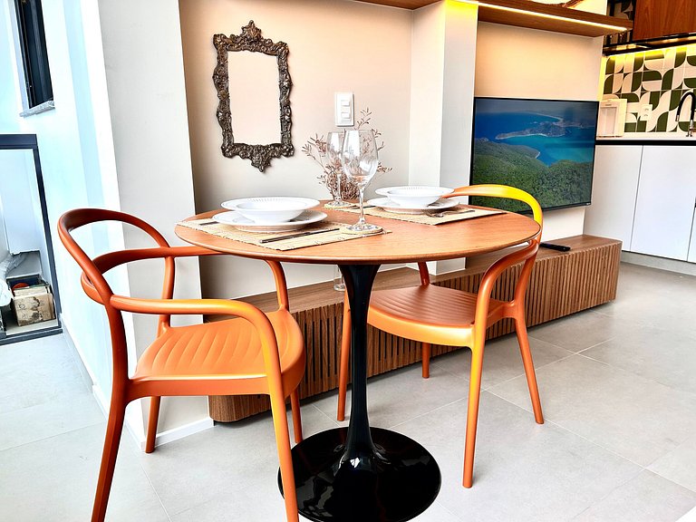 Refuge Vila Olímpia two-bedroom with pool Wi-Fi