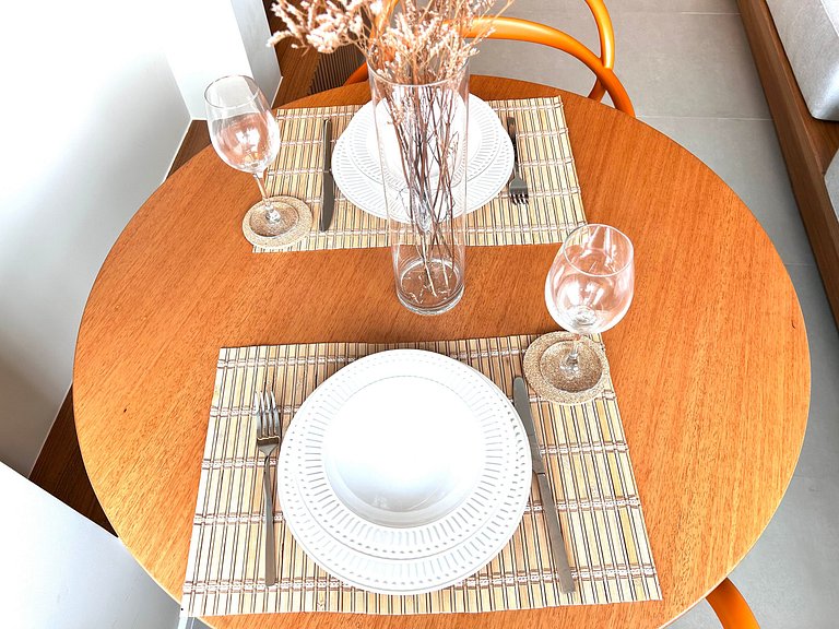 Refuge Vila Olímpia two-bedroom with pool Wi-Fi