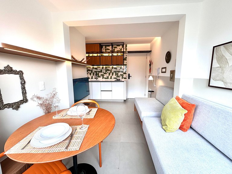 Refuge Vila Olímpia - apto 2 quartos/piscina/Wi-Fi