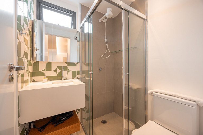 Refuge Vila Olímpia - apto 2 quartos/piscina/Wi-Fi