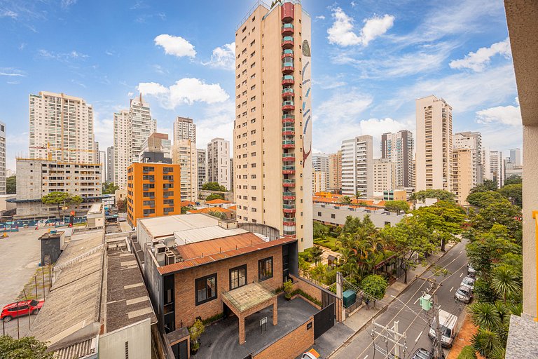 Refuge Vila Olímpia - apto 2 quartos/piscina/Wi-Fi