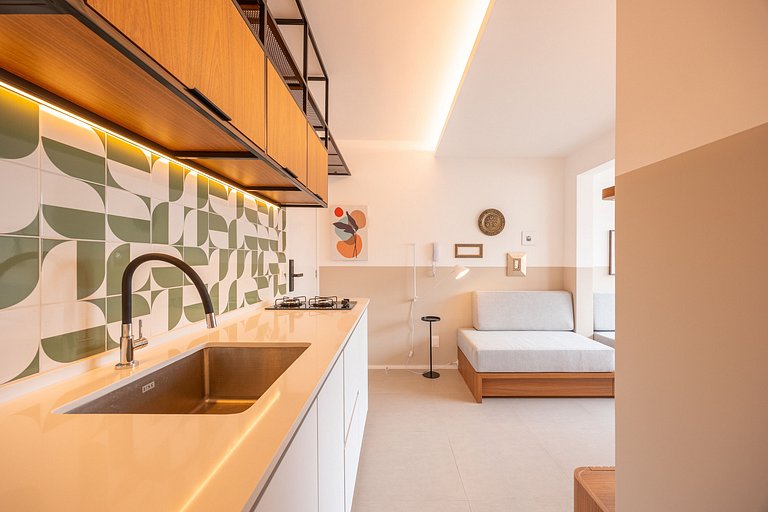 Refuge Vila Olímpia - apto 2 quartos/piscina/Wi-Fi