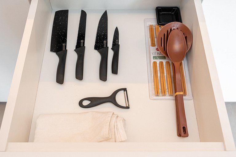 Refuge Vila Olímpia two-bedroom with pool Wi-Fi