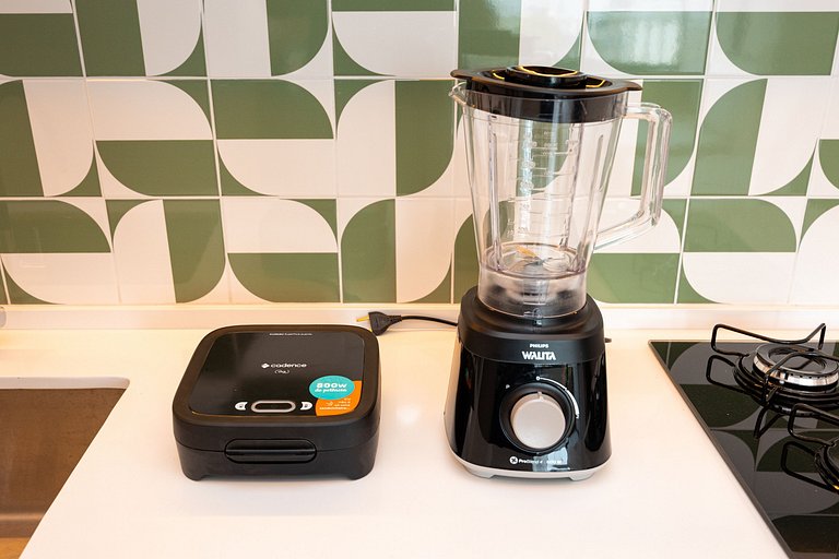 Refuge Vila Olímpia two-bedroom with pool Wi-Fi