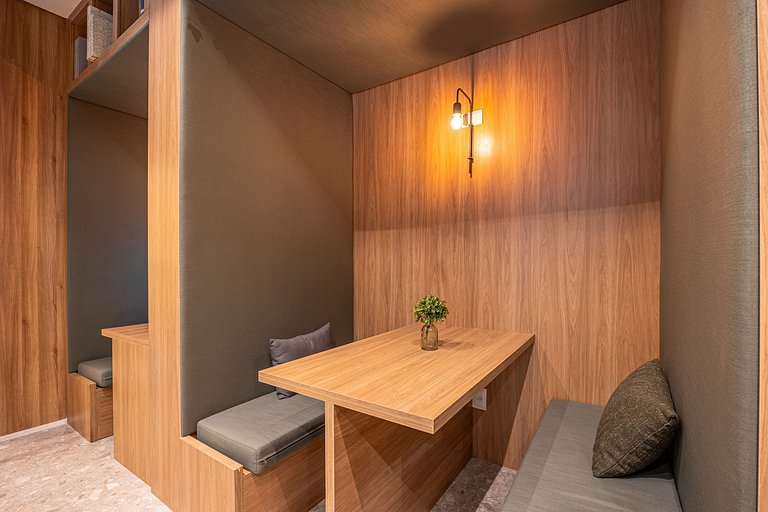 Refuge Vila Olímpia two-bedroom with pool Wi-Fi