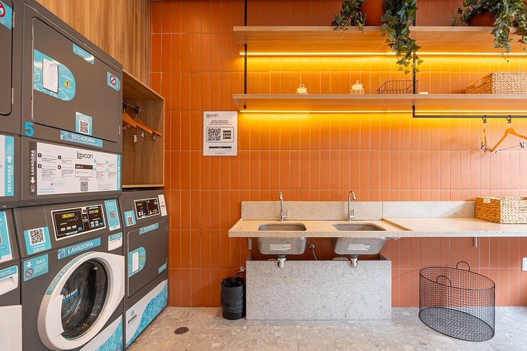 Refuge Vila Olímpia - apto 2 quartos/piscina/Wi-Fi