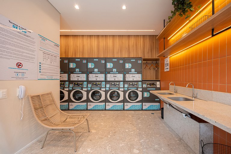 Refuge Vila Olímpia - apto 2 quartos/piscina/Wi-Fi