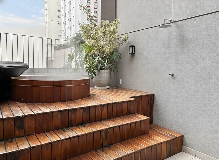 Brise studio in Jardins with ac, wifi, 300m from Paulista