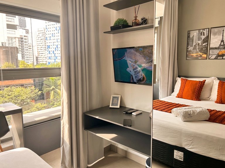 Elite Apartamento moderno c/ vista Av Oscar Freire