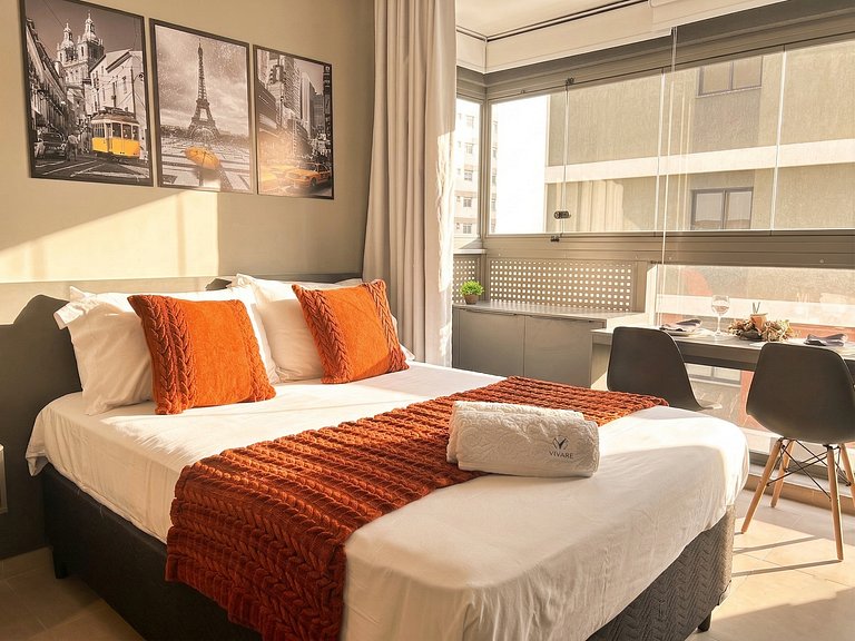 Elite Apartamento moderno c/ vista Av Oscar Freire